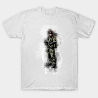 Solid Snake - MGS (Watercolor) T-Shirt